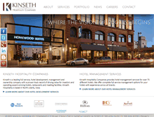 Tablet Screenshot of kinseth.com